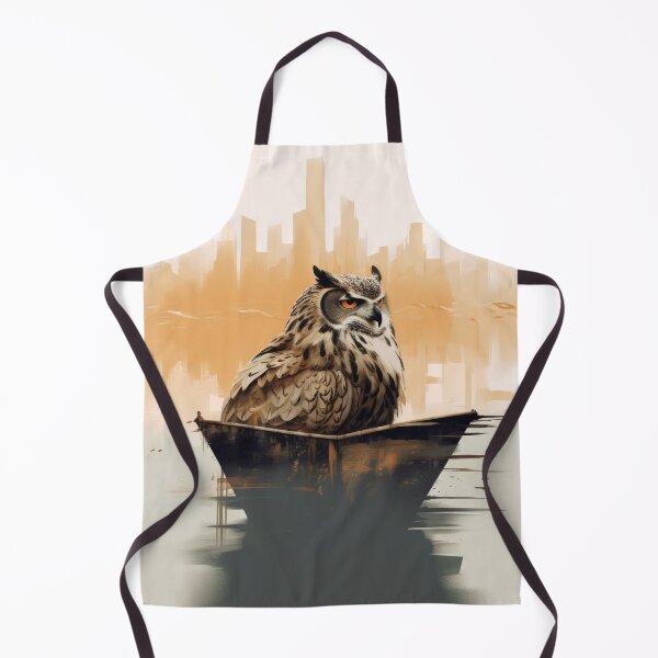 Item preview, Flaco in a boat designed and sold by FlacoTheOwl.