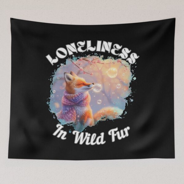Item preview, Loneliness in Wild Fur designed and sold by FoxVibes.