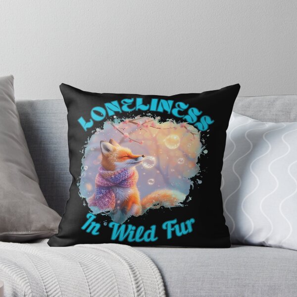 Item preview, Loneliness in Wild Fur. fox face designed and sold by FoxVibes.