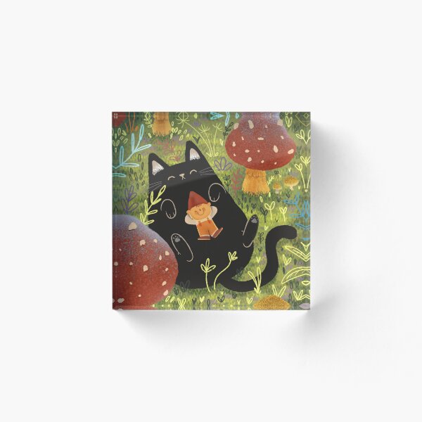 Item preview, El gato negro y el elfo designed and sold by Leandrofca.