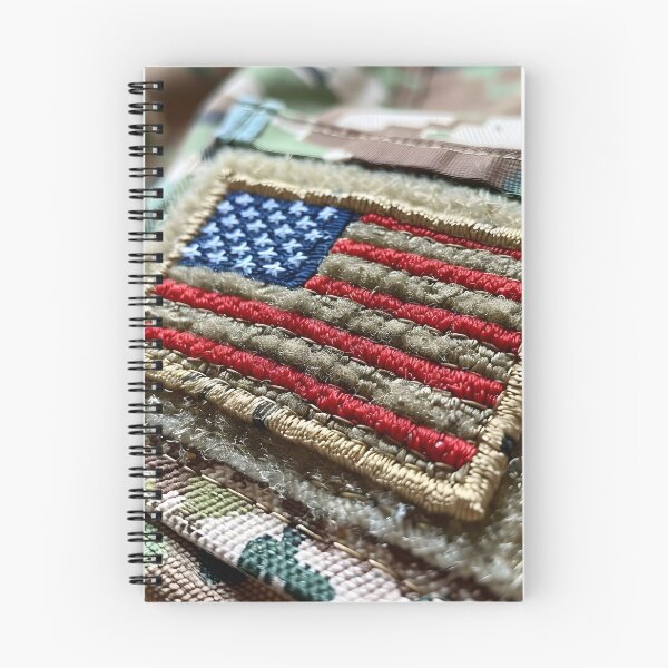 Item preview, Close up of a military American flag patch designed and sold by dcrc.