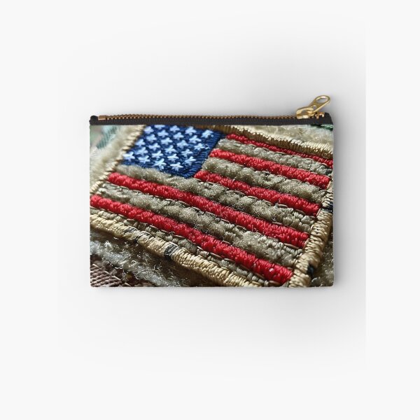 Item preview, Close up of a military American flag patch designed and sold by dcrc.