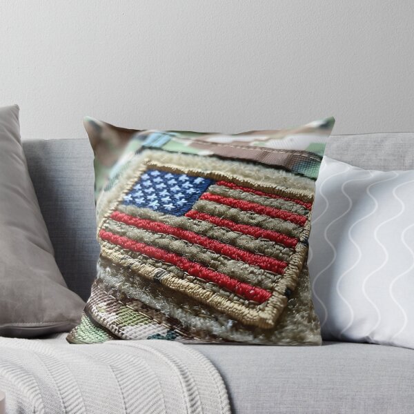 Item preview, Close up of a military American flag patch designed and sold by dcrc.