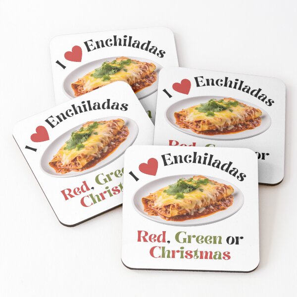 Item preview, I Love Enchiladas - Red, Green or Christmas designed and sold by Rtim1230.