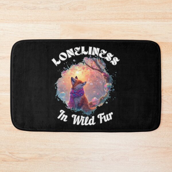 Item preview, Loneliness in Wild Fur. fox quote designed and sold by FoxVibes.