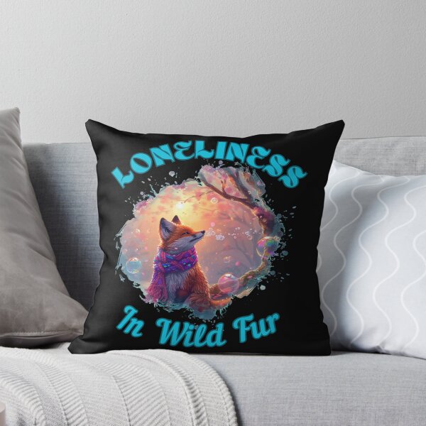 Item preview, Loneliness in Wild Fur. vintage fox designed and sold by FoxVibes.