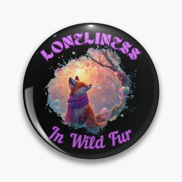 Item preview, Loneliness in Wild Fur. fox foxes designed and sold by FoxVibes.
