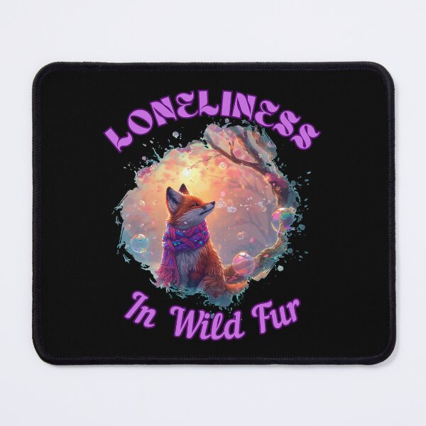 Item preview, Loneliness in Wild Fur. fox foxes designed and sold by FoxVibes.