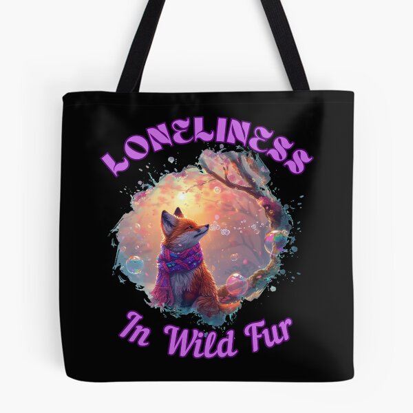 Item preview, Loneliness in Wild Fur. fox foxes designed and sold by FoxVibes.