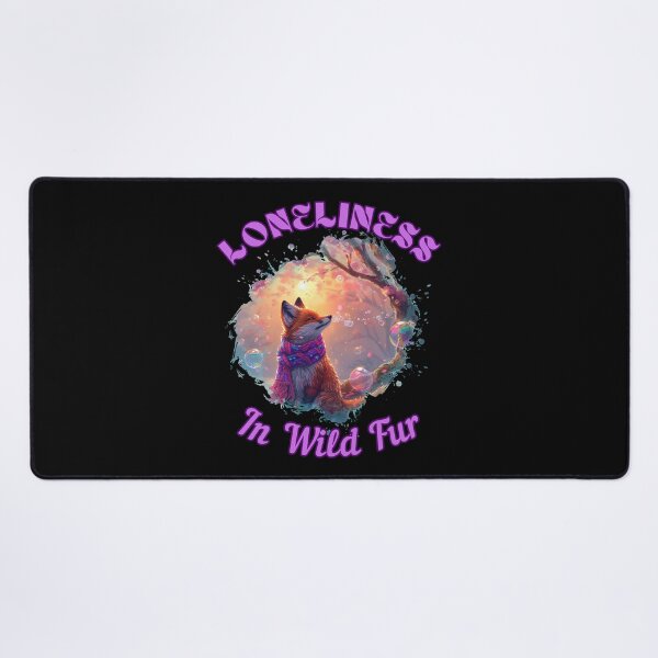 Item preview, Loneliness in Wild Fur. fox foxes designed and sold by FoxVibes.