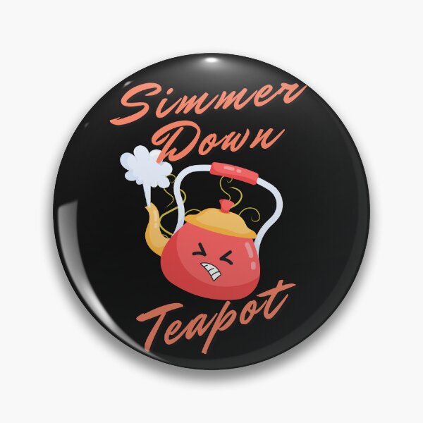 Item preview, Simmer Down Teapot designed and sold by Fabuluss4Life.