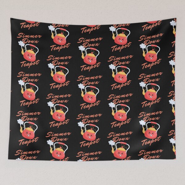 Item preview, Simmer Down Teapot designed and sold by Fabuluss4Life.