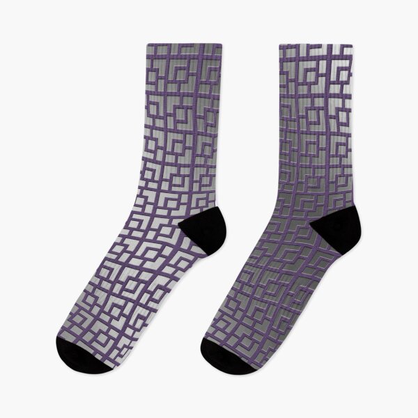 Item preview, Purple Metallic 3D Geometric Pattern designed and sold by Diana377.