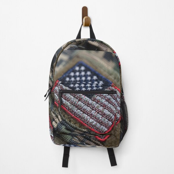 Item preview, Close up of a military American flag patch designed and sold by dcrc.