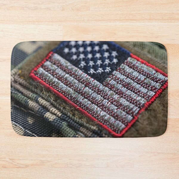 Item preview, Close up of a military American flag patch designed and sold by dcrc.