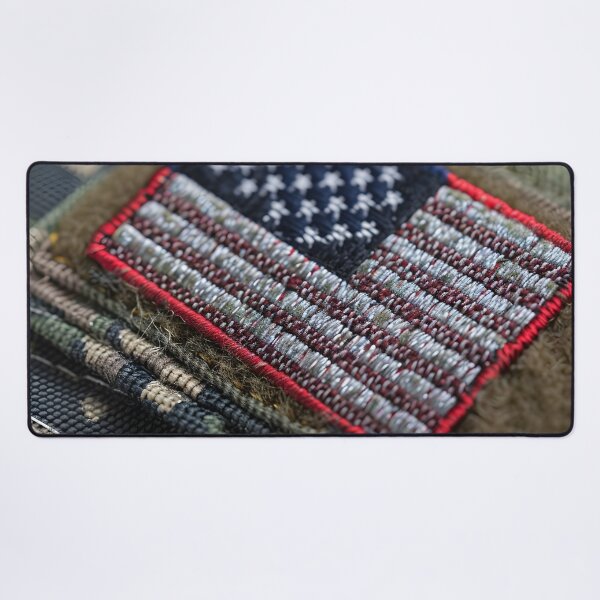 Item preview, Close up of a military American flag patch designed and sold by dcrc.