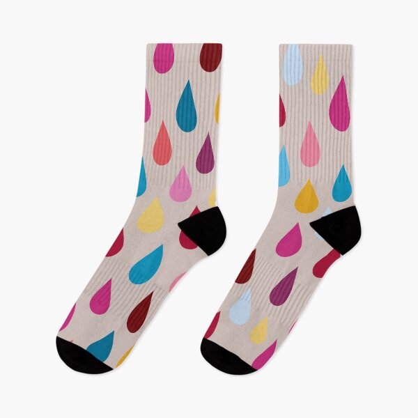 Item preview, Multicolored Raindrops Pattern Design  designed and sold by patternsoup.