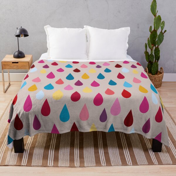 Item preview, Multicolored Raindrops Pattern Design designed and sold by patternsoup.