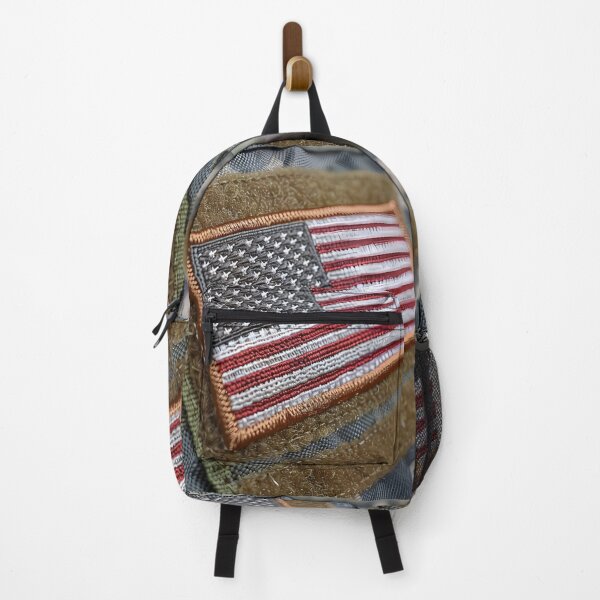 Item preview, close up of a military american flag patch designed and sold by dcrc.