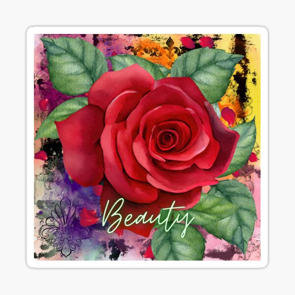 Watercolor Splash: Beauty Sticker