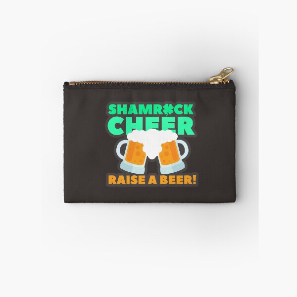 Item preview, Shamrock Cheer! Raise a beer! St Patrick's Day Fun Design designed and sold by LiamRhymes.