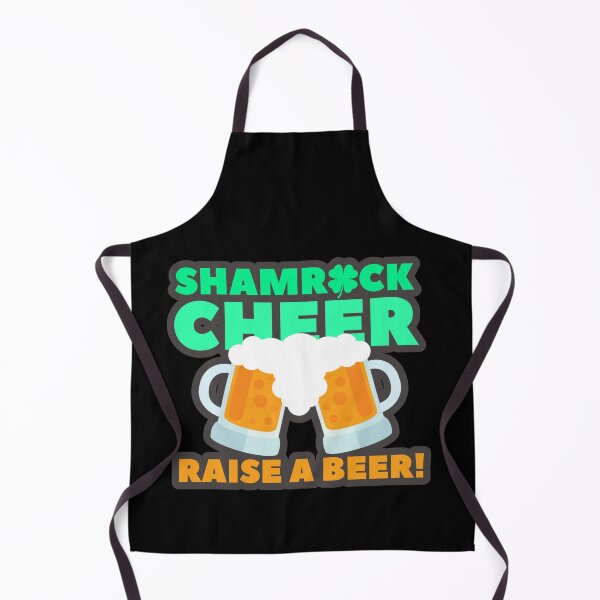 Item preview, Shamrock Cheer! Raise a beer! St Patrick's Day Fun Design designed and sold by LiamRhymes.