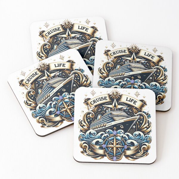 Item preview, Cruise Life 17: Nautical Voyage Emblem (clear) designed and sold by stevepmp.