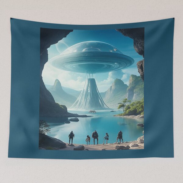 Item preview, first contact alien spaceship landing on planet earth designed and sold by Carlos Gudino.