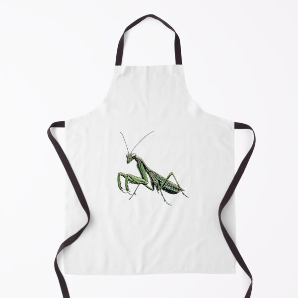 Item preview, Green Praying Mantis Detailed Illustration designed and sold by prehistoricco.