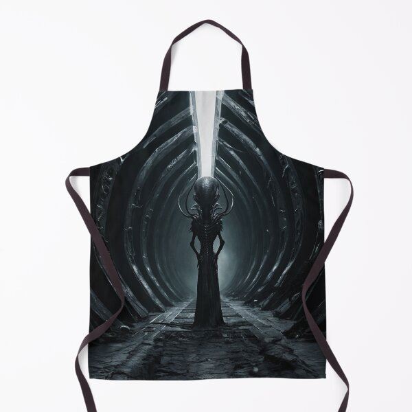 Item preview, Evil Alien Monster Figure Standing In Darkness designed and sold by SassyArtistry.