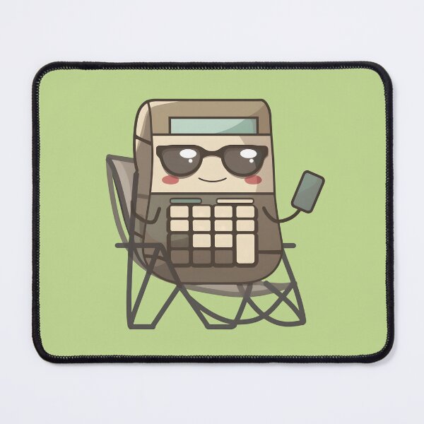 Item preview, Calculator with sunglasses on beach chair designed and sold by FWLKIT.
