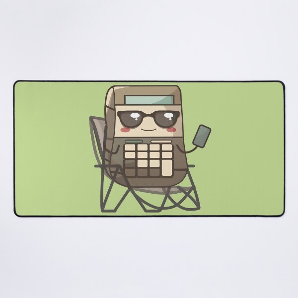 Item preview, Calculator with sunglasses on beach chair designed and sold by FWLKIT.