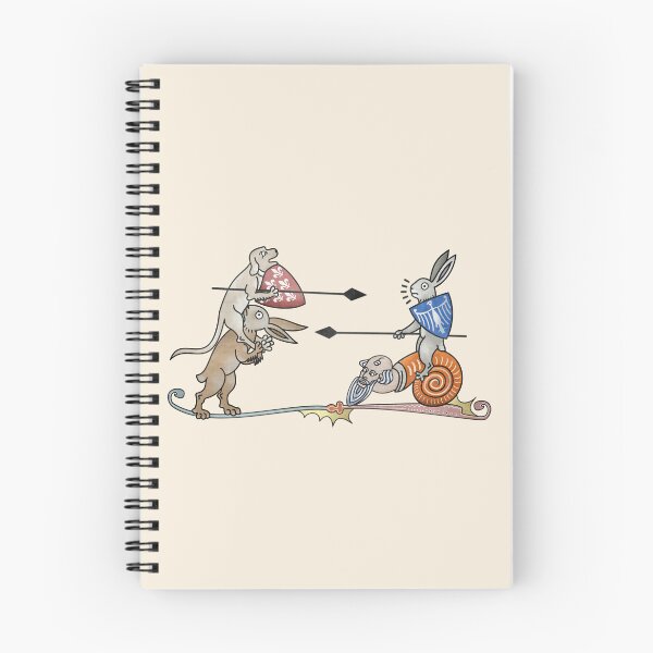 Item preview, Medieval Marginalia - Joust Dog vs Rabbit designed and sold by MargiKnights.