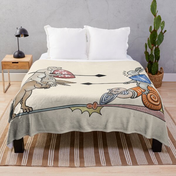 Item preview, Medieval Marginalia - Joust Dog vs Rabbit designed and sold by MargiKnights.