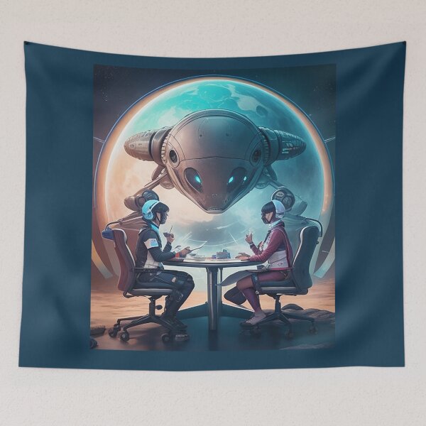 Item preview, First contact meeting between aliens and humans for world peace designed and sold by Carlos Gudino.