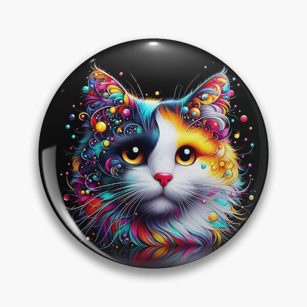 Item preview, Colorful Rainbow Cat Graphic T-Shirt designed and sold by ROYAL-STAR.