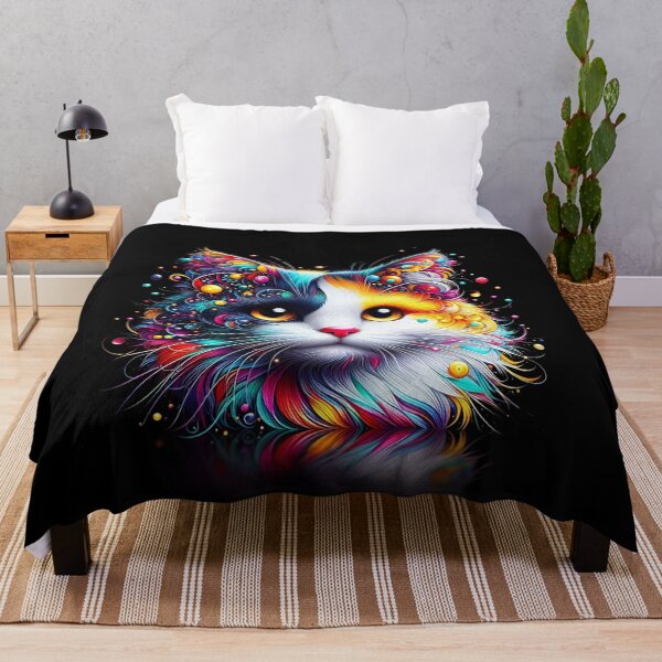 Item preview, Colorful Rainbow Cat Graphic T-Shirt designed and sold by ROYAL-STAR.