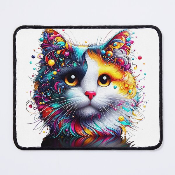 Item preview, Colorful Rainbow Cat Graphic T-Shirt designed and sold by ROYAL-STAR.