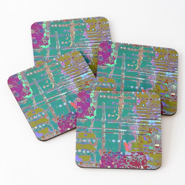 Item preview, "Terrain" 1 | Contemporary Mixed Media Abstract designed and sold by LiseHoltArt.