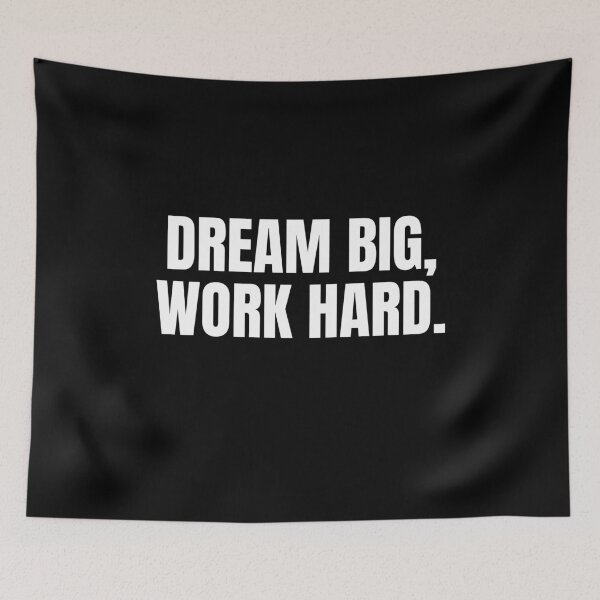 Item preview, Dream big, work hard designed and sold by joetrade.