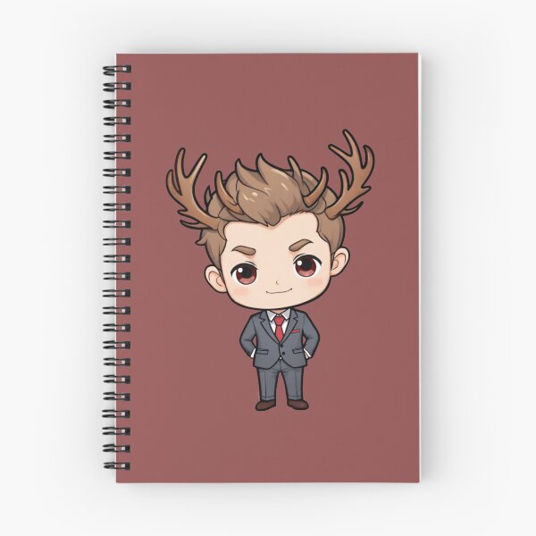 Item preview, Chibi Hannibal with Antlers Sticker designed and sold by orionlodubyal.