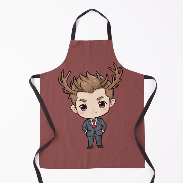 Item preview, Chibi Hannibal with Antlers Sticker designed and sold by orionlodubyal.