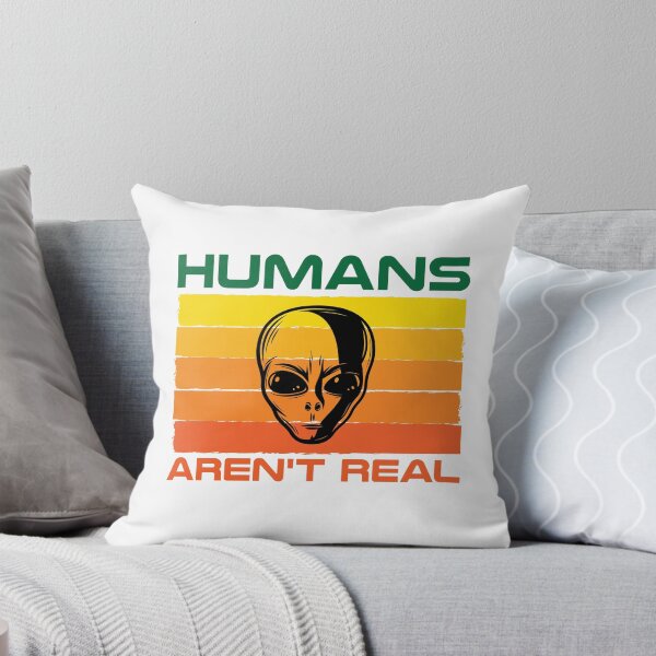 Aperçu de l'œuvre Les humains ne sont pas réels créée et vendue par ThreadBeat.