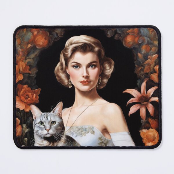Item preview, Beautiful girl with a cat. designed and sold by Natalia-Vlad.