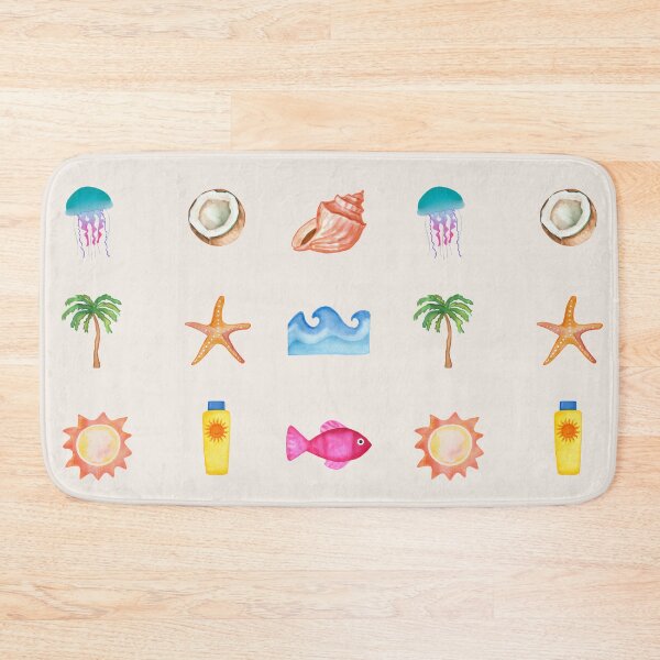 Item preview, Watercolor Beach Vacation Pack Set designed and sold by wonderxwander.