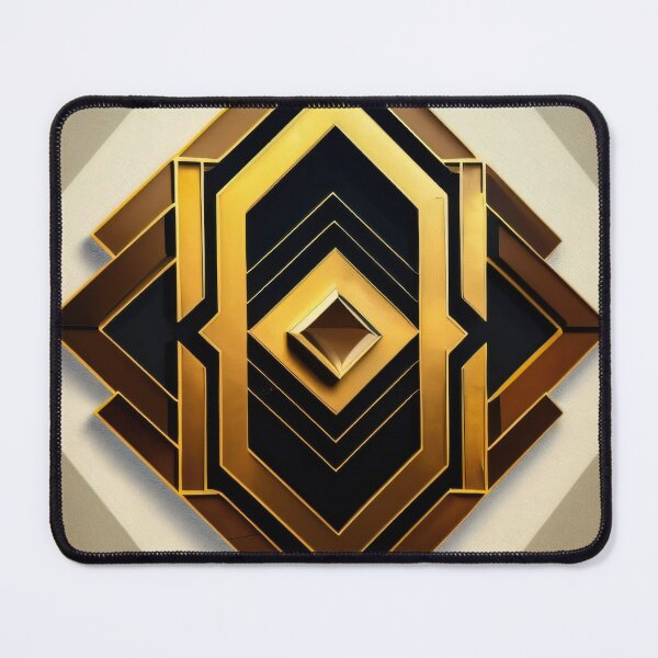 Item preview, Gold Art Deco Style 069 designed and sold by fleesphotos.