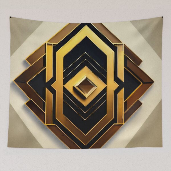 Item preview, Gold Art Deco Style 069 designed and sold by fleesphotos.