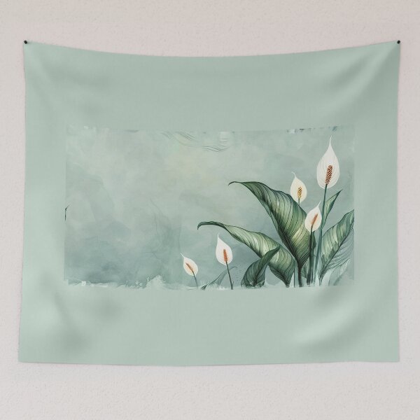 Item preview, water lilies in watercolor designed and sold by Zhaphiraccu.