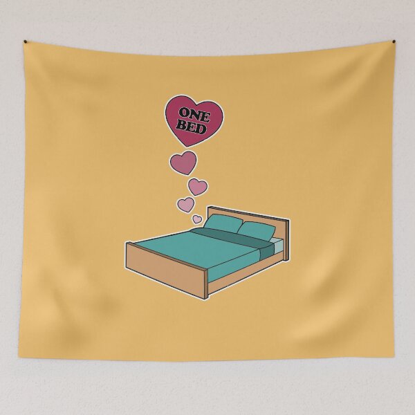 Item preview, One Bed Book Trope  designed and sold by baranskini.