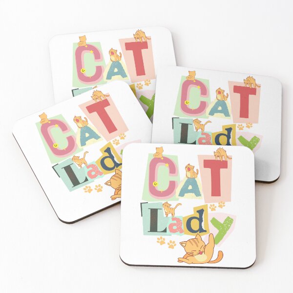 Item preview, Cat Lady / Cat lover Print designed and sold by Thehatinthecat.